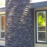 Exterior stone fireplace project in Chilliwack, BC